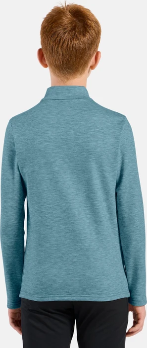 Odlo Berra Mid Layer Half Zip Laufshirt langarm provincial blue (Junior)