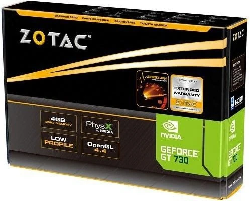 Zotac GeForce GT 730 passiv, 4GB DDR3, VGA, DVI, HDMI