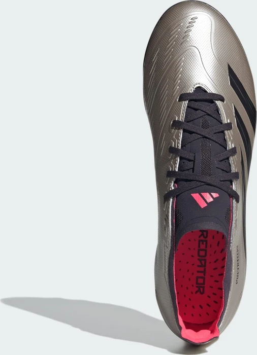 adidas Predator League AG platinum metallic/aurora black/turbo