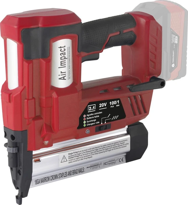 Toolcraft Akku-Tacker/Nagler solo