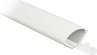 DeLOCK Eckkanal selbstklebend, 73x42mm, 1m, weiß