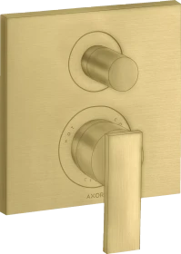 Hansgrohe Axor Citterio Einhebel-Wannenmischer mit integrierter Sicherungskombination brushed brass