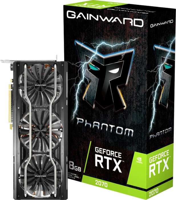 Gainward GeForce RTX 2070 Phantom, 8GB GDDR6, HDMI, USB-C, 3x DP