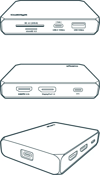 CalDigit USB-C SOHO Dock, USB-C 3.1 [Buchse]