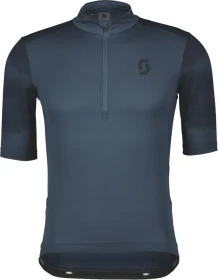 Scott Gravel 10 Trikot kurzarm metal blue/dark blue (Herren)