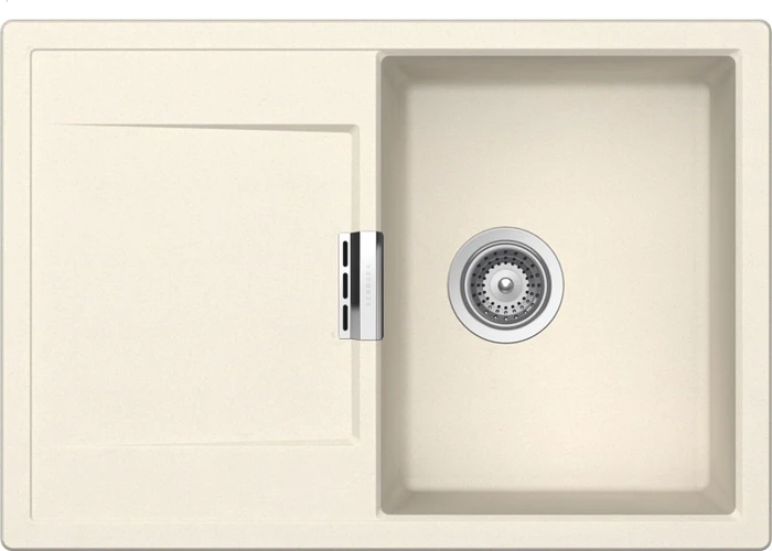 Schock Mono D-100S Einbau Becken reversibel magnolia inkl. Schneidebrett