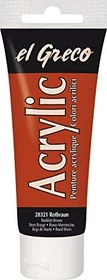 Kreul el Greco Acrylic Ink Acrylfarbe, rotbraun, 75ml