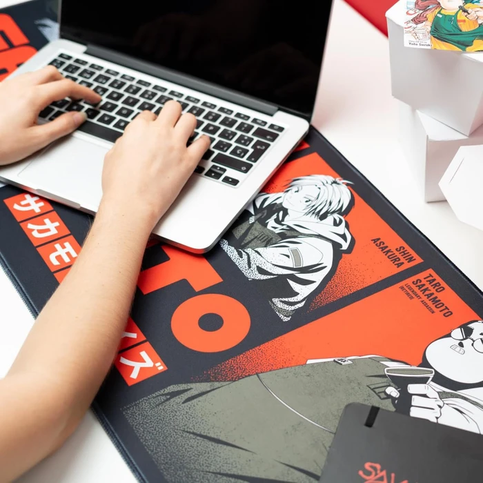 Grupo Erik Editores Sakamoto Days XL Mousepad, 800x350mm, mehrfarbig