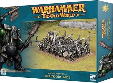 Games Workshop Warhammer The Old World - Orc & Goblin Tribes - Black Orc Mob