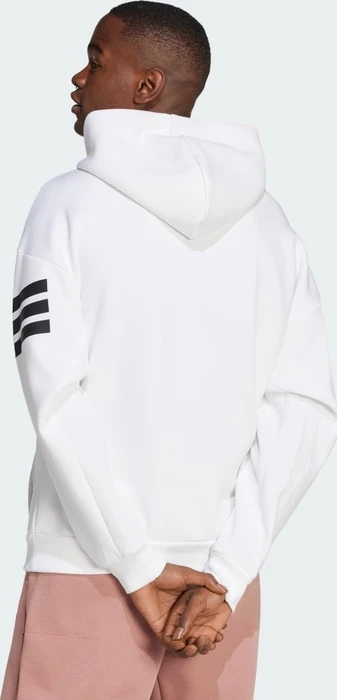 adidas Future Icons 3-Streifen Hoodie weiß (Herren)