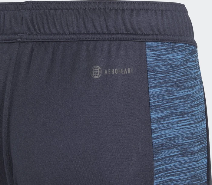 adidas Aeroready Heather Trainingshose kurz legend ink/bright royal (Junior)