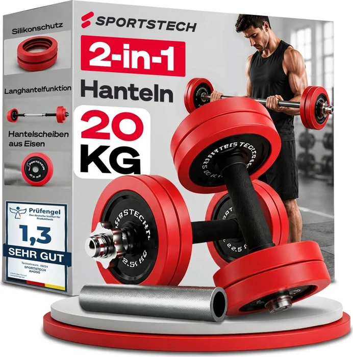 Sportstech AH300 Hantel Set 20kg