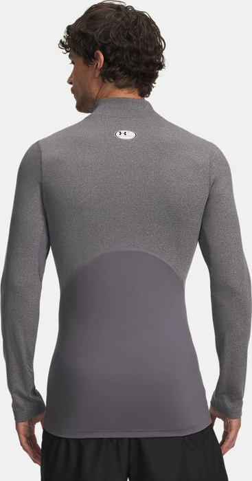 Under Armour ColdGear Fitted Kompressionsshirt langarm charcoal light heather/black (Herren)