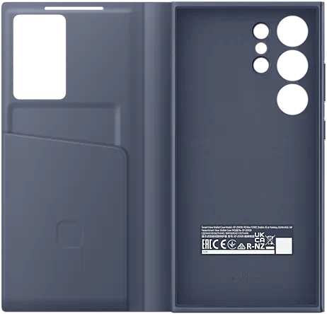 Samsung Smart View Wallet Case für Galaxy S24 Ultra violett