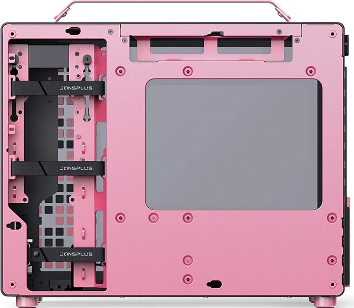 Jonsbo Z20 Pink Black, schwarz/rosa, Glasfenster