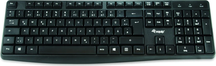 Equip Kabelgebundene USB Tastatur, schwarz, USB, ES