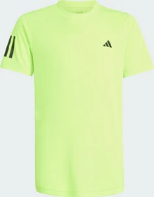 adidas Club Tennis 3-Streifen Funktionsshirt kurzarm lucid lemon (Junior)