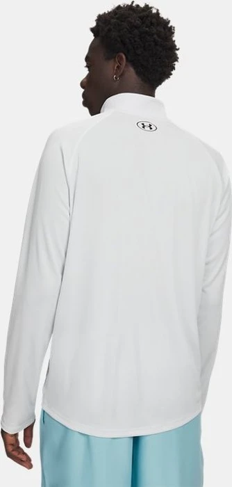 Under Armour Tech Textured Funktionsshirt langarm distant gray/black (Herren)