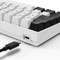 Sharkoon Skiller SGK50 S4 Gen2, White, LEDs RGB, hot-swap, Gateron YELLOW, USB, DE Vorschaubild