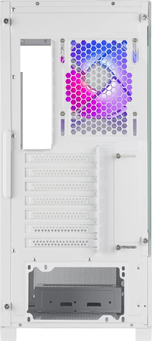 SilverStone Lucid 05, weiß, Glasfenster