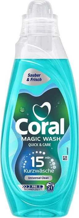 Coral Coral Magic Wash Quick&Care Universal Flüssigwaschmittel, 840ml