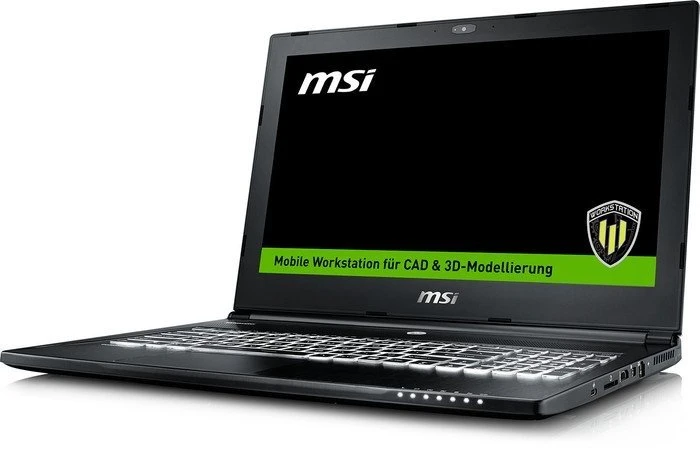 MSI WS60 6QJ16H11 Workstation, Core i7-6700HQ, 16GB RAM, 128GB SSD, 1TB HDD, Quadro M2000M, DE