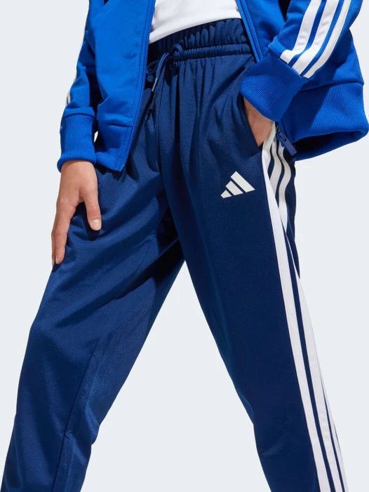 adidas Seasonal Essentials Tiberio 3-Streifen Tricot Trainingsanzug royal blue/white/glow blue (Junior)