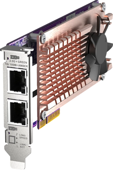 QNAP LAN-Adapter, 2x RJ-45, PCIe 3.0 x4