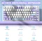 Ajazz AK820, White Purple, LEDs RGB, hot-swap, Ajazz Sea Salt, USB, US Vorschaubild