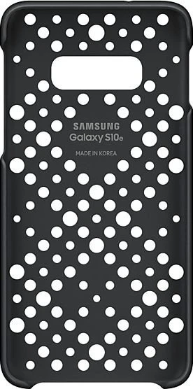 Samsung Pattern Cover für Galaxy S10e schwarz