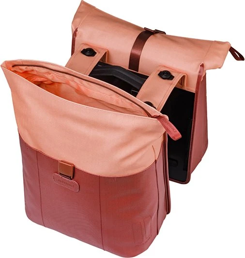 Basil Vive Doppeltasche MIK Gepäcktasche bordeaux/pink
