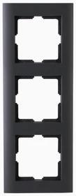 Kopp HK07 Abdeckrahmen 3-fach, anthrazit