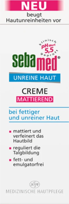 Sebamed Creme mattierend, 50ml