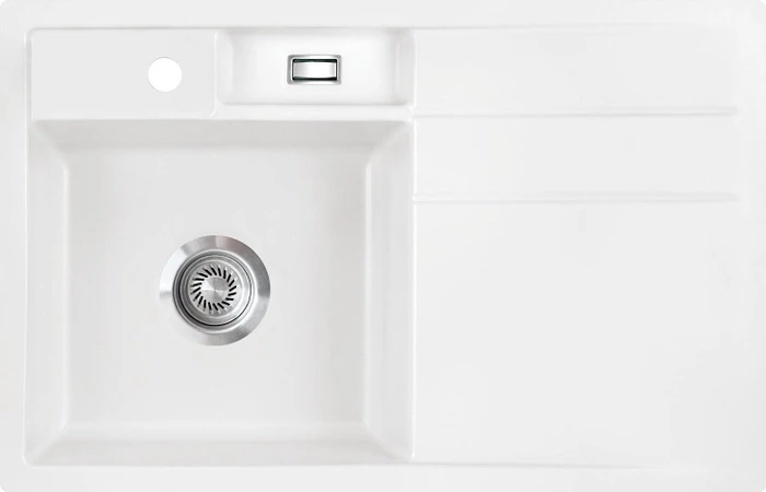 systemceram Bela 78 F Einbau Becken links polar