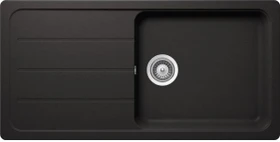 Schock Formhaus D-100L Unterbau Becken reversibel nero