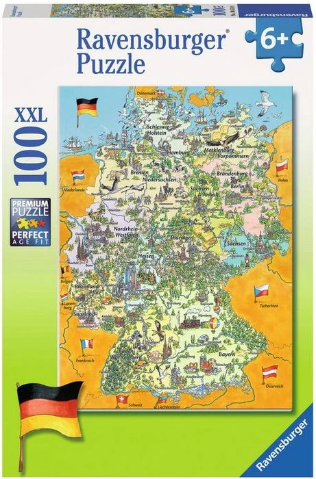 Ravensburger Puzzle Bunte Deutschlandkarte