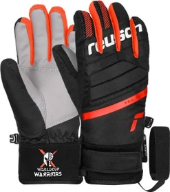 Reusch Warrior R-Tex XT Skihandschuhe black/white/fluo red (Junior)