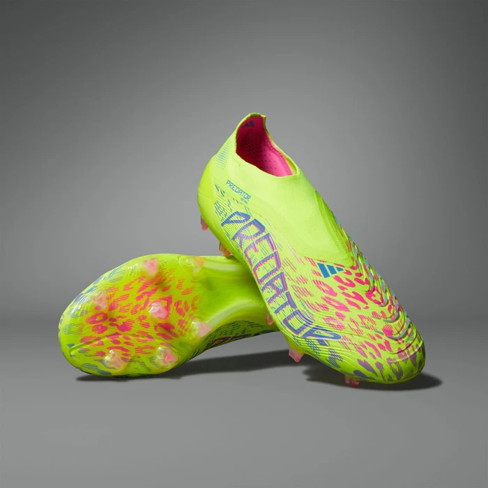 adidas Predator Elite Laceless FG lucid lemon/lucid pink/blue fusion