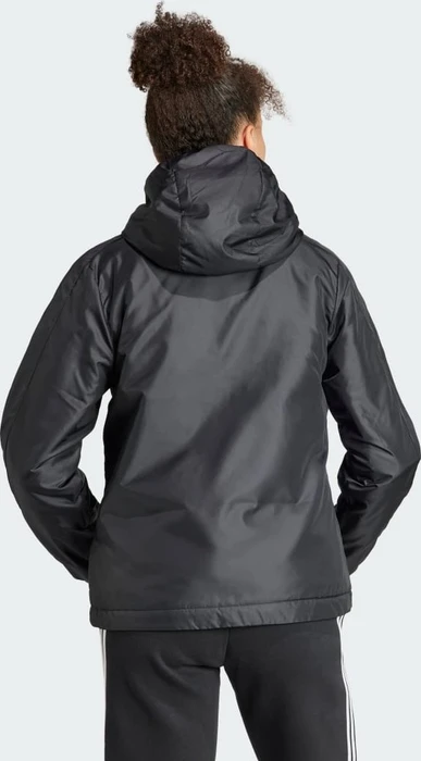 adidas Essentials 3-Streifen Insulated Hooded Jacke schwarz (Damen)