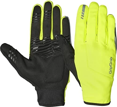 GripGrab Hurricane 2 Fahrradhandschuhe yellow hi-vis