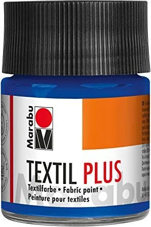 Marabu Plus Textilfarbe, ultramarinblau dunkel, 50ml