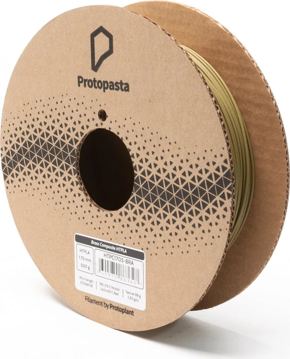 Protopasta PLA, Gold / Messing, Spule, 1.75mm, 500g