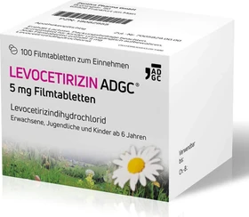 Zentiva Levocetirizin ADGC 5mg Filmtabletten, 100 Stück