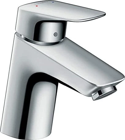 Hansgrohe Logis 70 Waschbeckenarmatur mit Push-Open Ablaufgarnitur