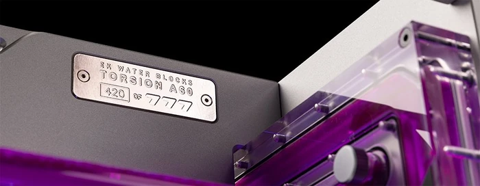 EK Water Blocks EK-Quantum Torsion A60 Silver Limited Edition, silber, Glasfenster