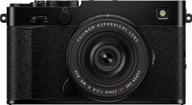 Fujifilm X-E5 schwarz mit Objektiv Fujinon XF 23mm 2.8 R WR