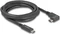 DeLOCK USB-C auf USB-C Kabel, USB 3.0 mit DP, 5Gb/s, 4K, 60W USB PD, links gewinkelt, E-Marker, schwarz, 2m Vorschaubild