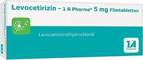 1A Pharma Levocetirizin 5mg Filmtabletten, 50 Stück