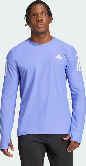 adidas Own The Run Laufshirt langarm semi cobalt blue (Herren)