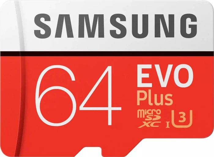 Samsung EVO Plus, microSD UHS-I U3, Rev-G / 2017